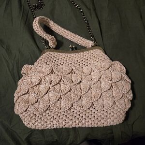 Patricia Nash Elegant Cream Woven Handbag